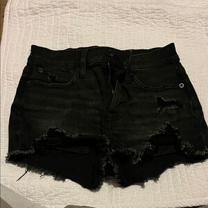 American Eagle Outfitters Black Jean Shorts